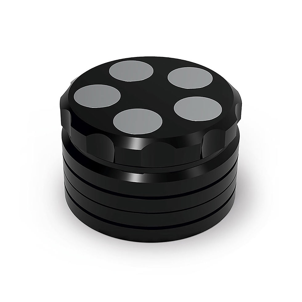 Thumbnail: Acoustic Signature GRIP-S Record Clamp in black, optimising turntable performance.