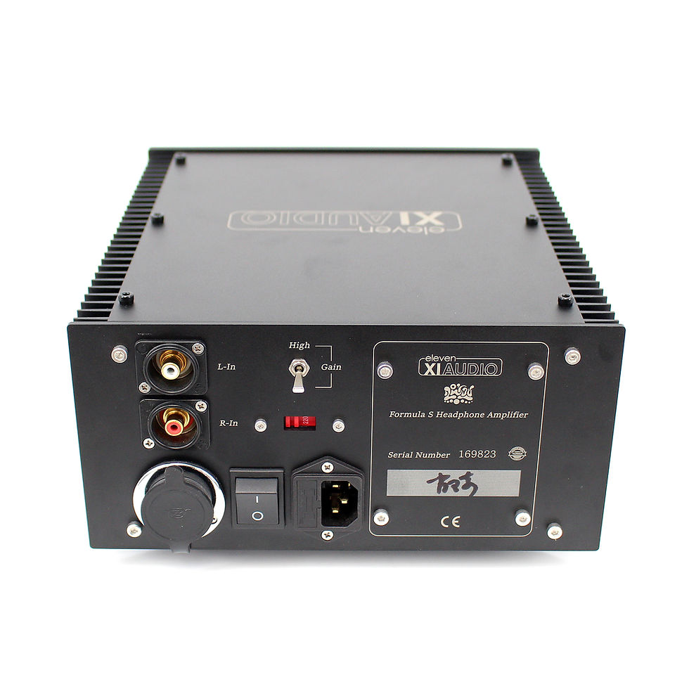 Thumbnail: Un-New > HeadFi > Eleven XI Audio Formula S Headphone Amp (Black)  rrp£3499