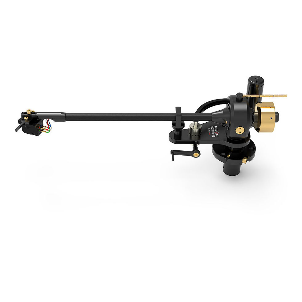 Thumbnail: Black Acoustic Signature TA-500 NEO Tonearm with black carbon tube.