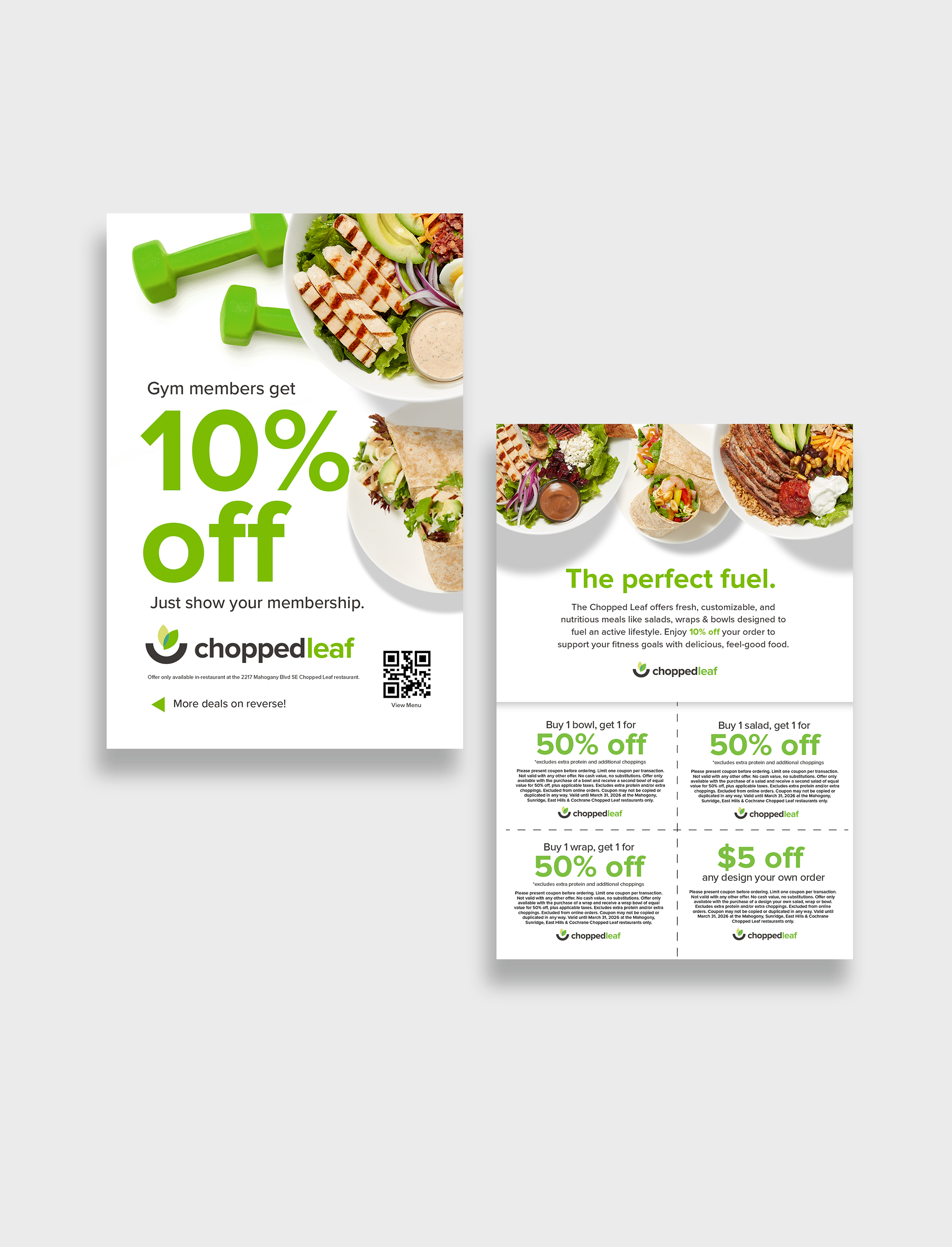 Gym Partnership Handout - For Gym Check-In Counter