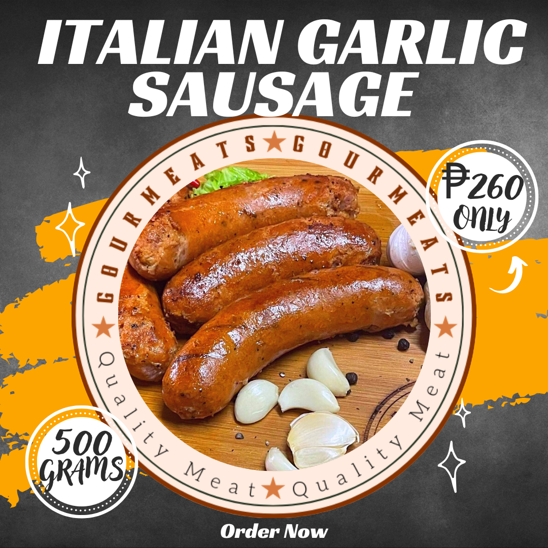 ITALIAN GARLIC SAUSAGE 500gm