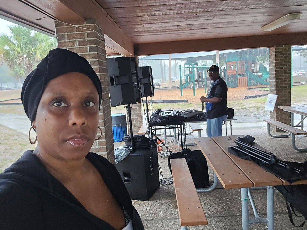 Emcee Vaughn with DJ AJ