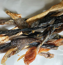 Salmon Twists salmon skin chews