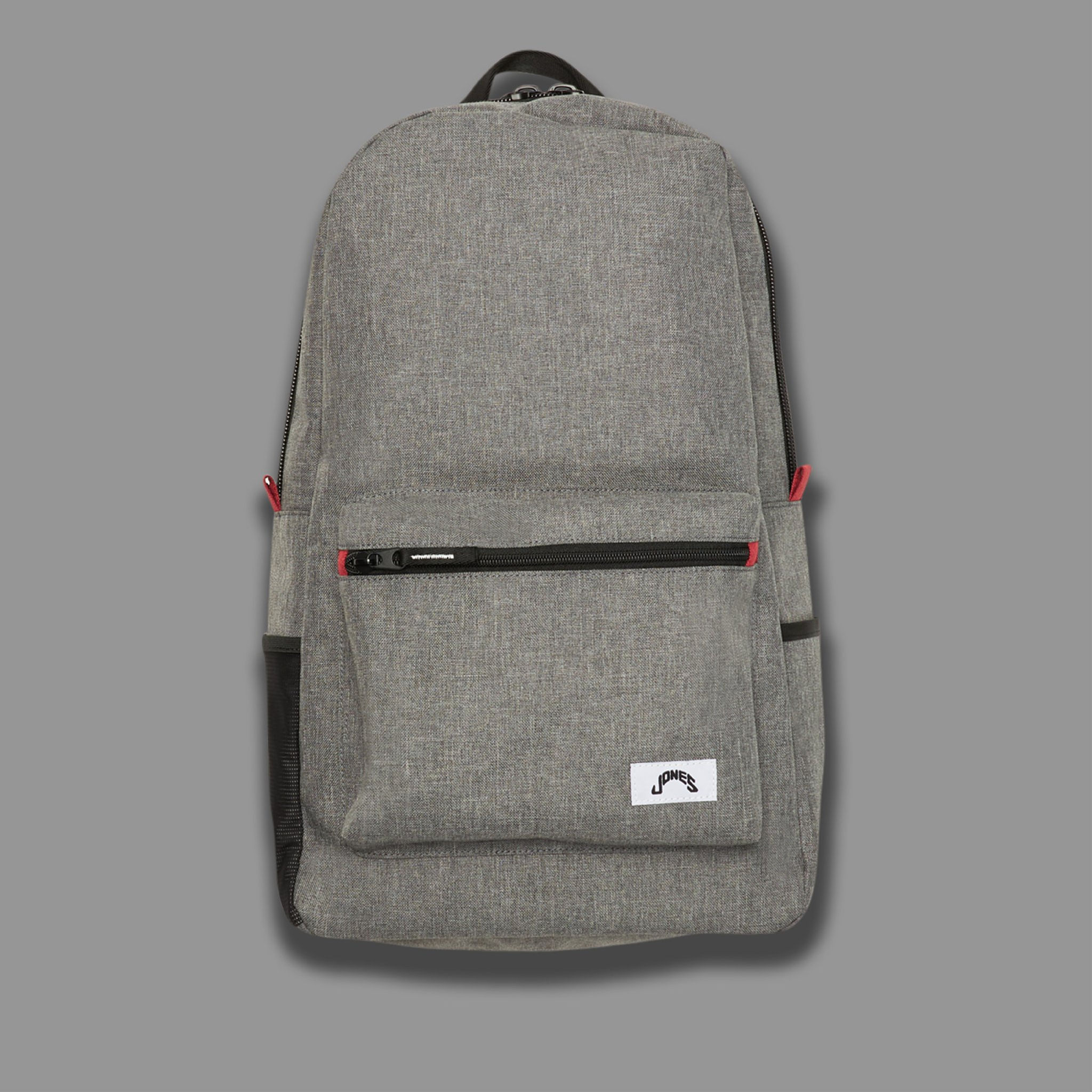 JONES VARSITY BACKPACK - HEATHER CHARCOAL / BLACK