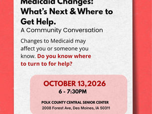 Medicaid Changes: What's Next & Where to Get Help — A Community Conversation