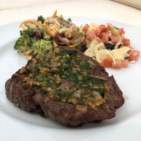 Grilled Beef Tenderloin with Chimichurri 