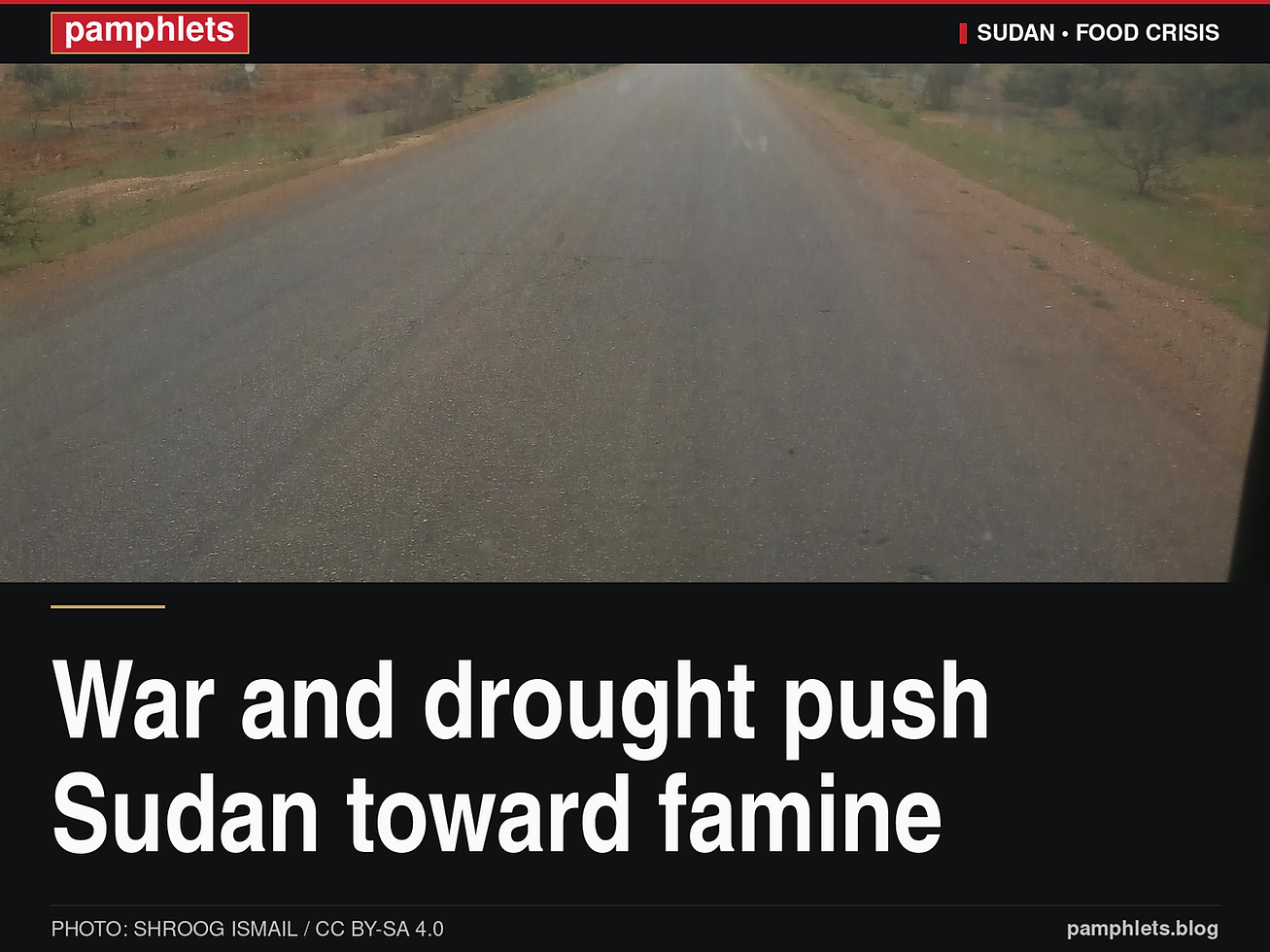 El Niño Drought Pushes War-Torn Sudan Toward a Wider Famine