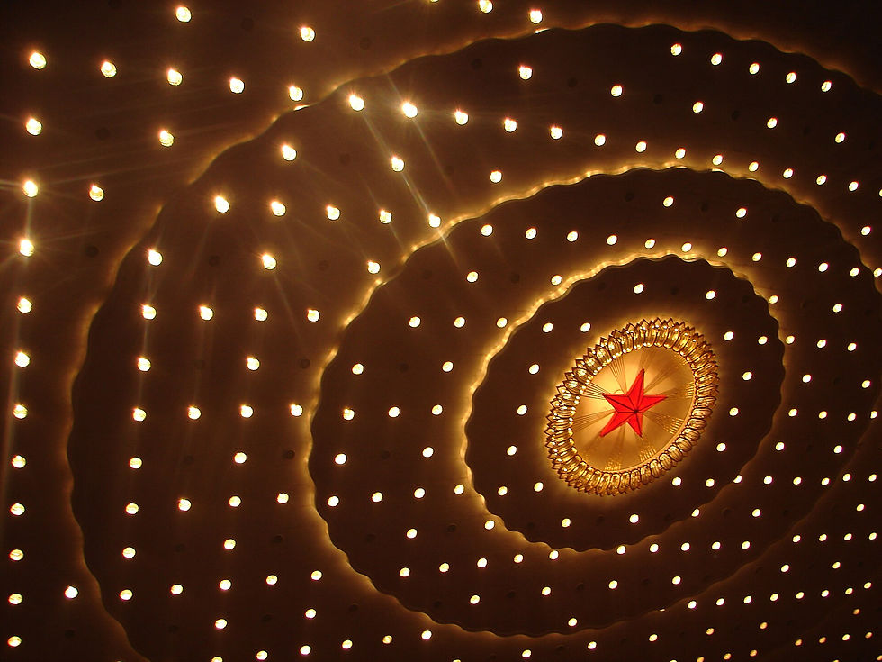 Great Hall of the People in Beijing. Source: Wikimedia Commons, Great Hall of the People Beijing China1.jpg. License/creator details: https://commons.wikimedia.org/wiki/File:Great%20Hall%20of%20the%20People%20Beijing%20China1.jpg