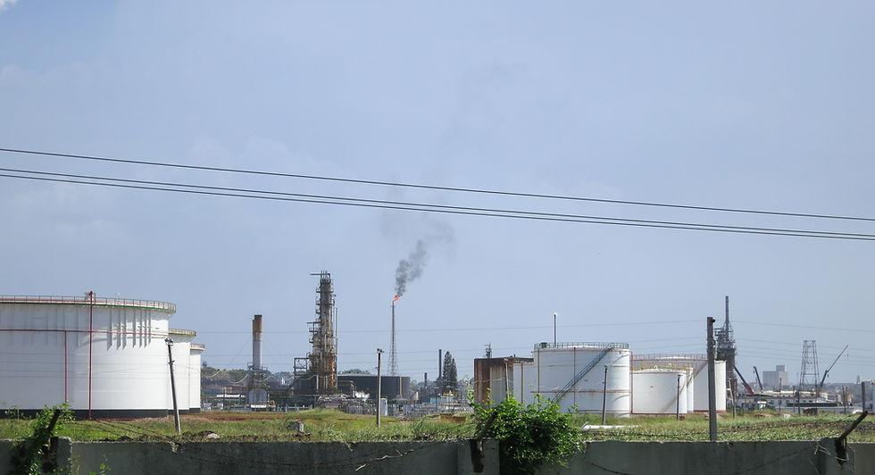 ARCHIVE: Oil refinery near Regla, Havana, photographed July 2012 by Marcel601; CC BY-SA 3.0. This does not show U.S. fuel seizures.