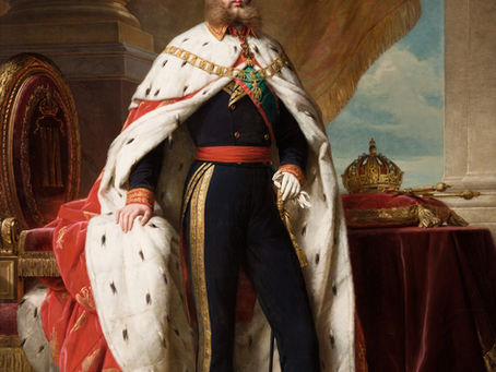 Portrait of Maximilian I of Mexico, installed during the French intervention.