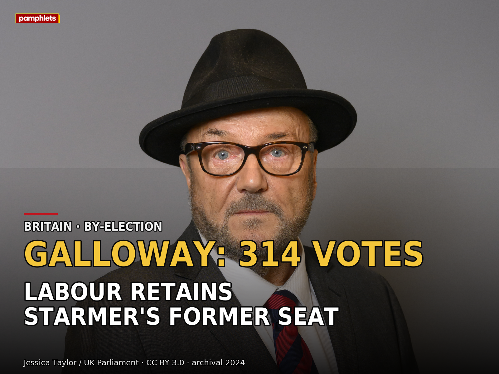 George Galloway takes 314 votes as Labour holds Starmer's former London seat