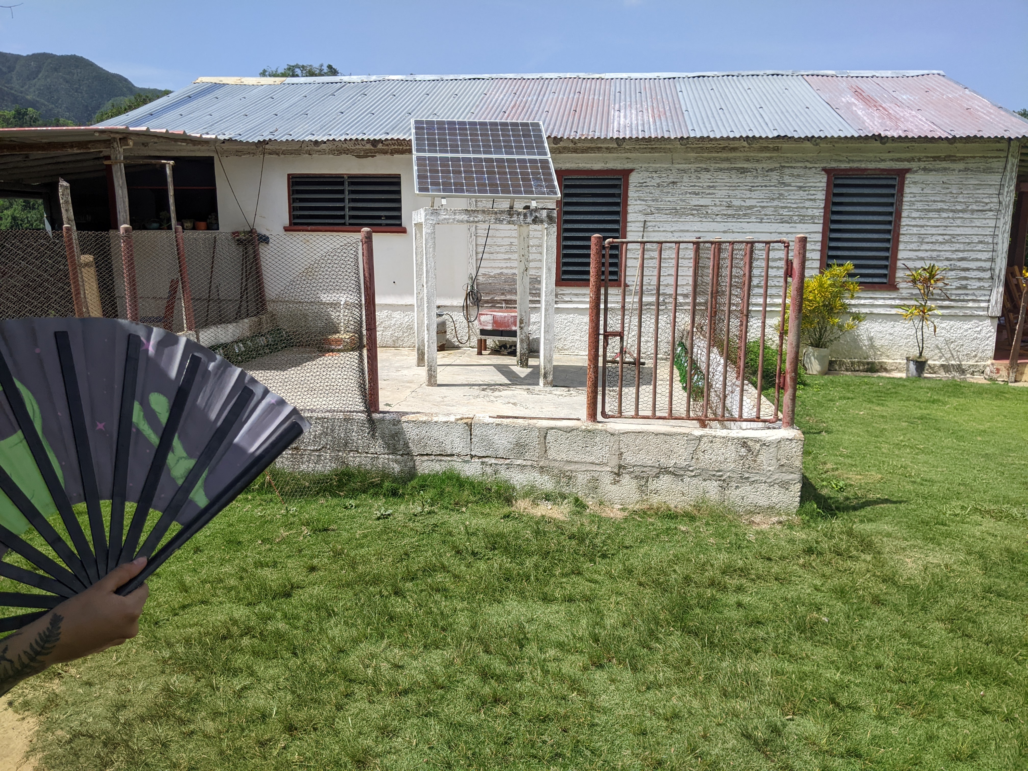 Archive 2023 photograph of a solar photovoltaic power station in Cuba; not claimed to be a newly commissioned 2026 plant