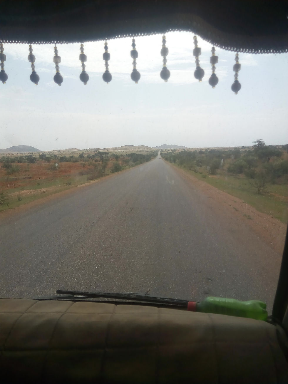 ARCHIVE: a road crossing North Kordofan, Sudan, photographed in July 2019; not a photograph of the October 2026 drought