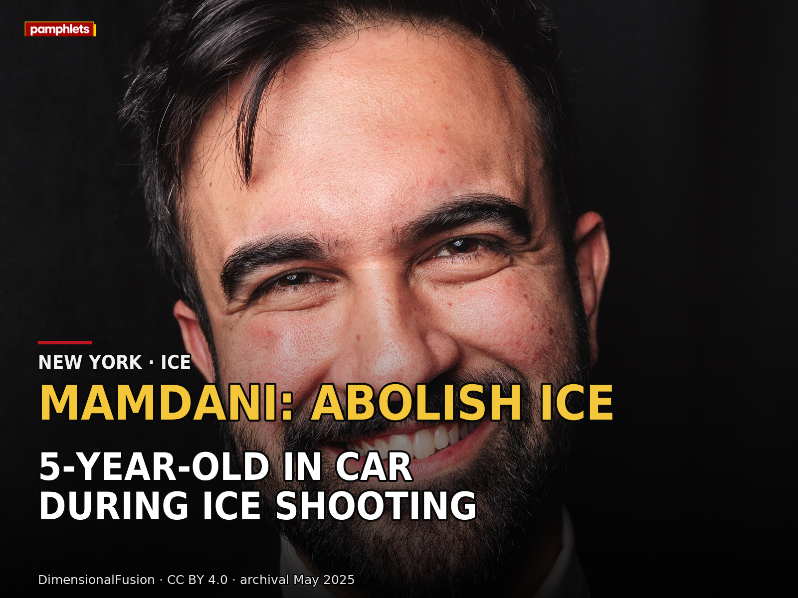 ICE Shoots New Yorker With Child in Car; Mamdani Says 'Abolish ICE'