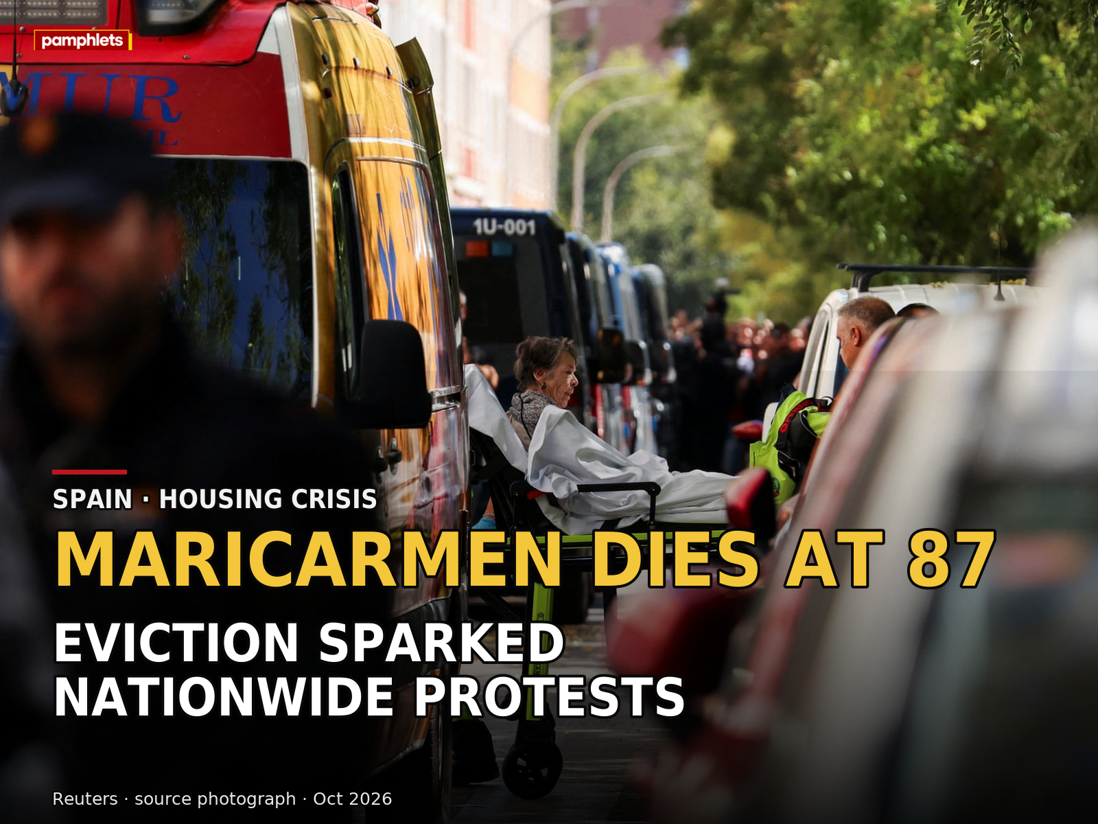 Maricarmen Dies After Eviction That Ignited Spain’s Housing Revolt