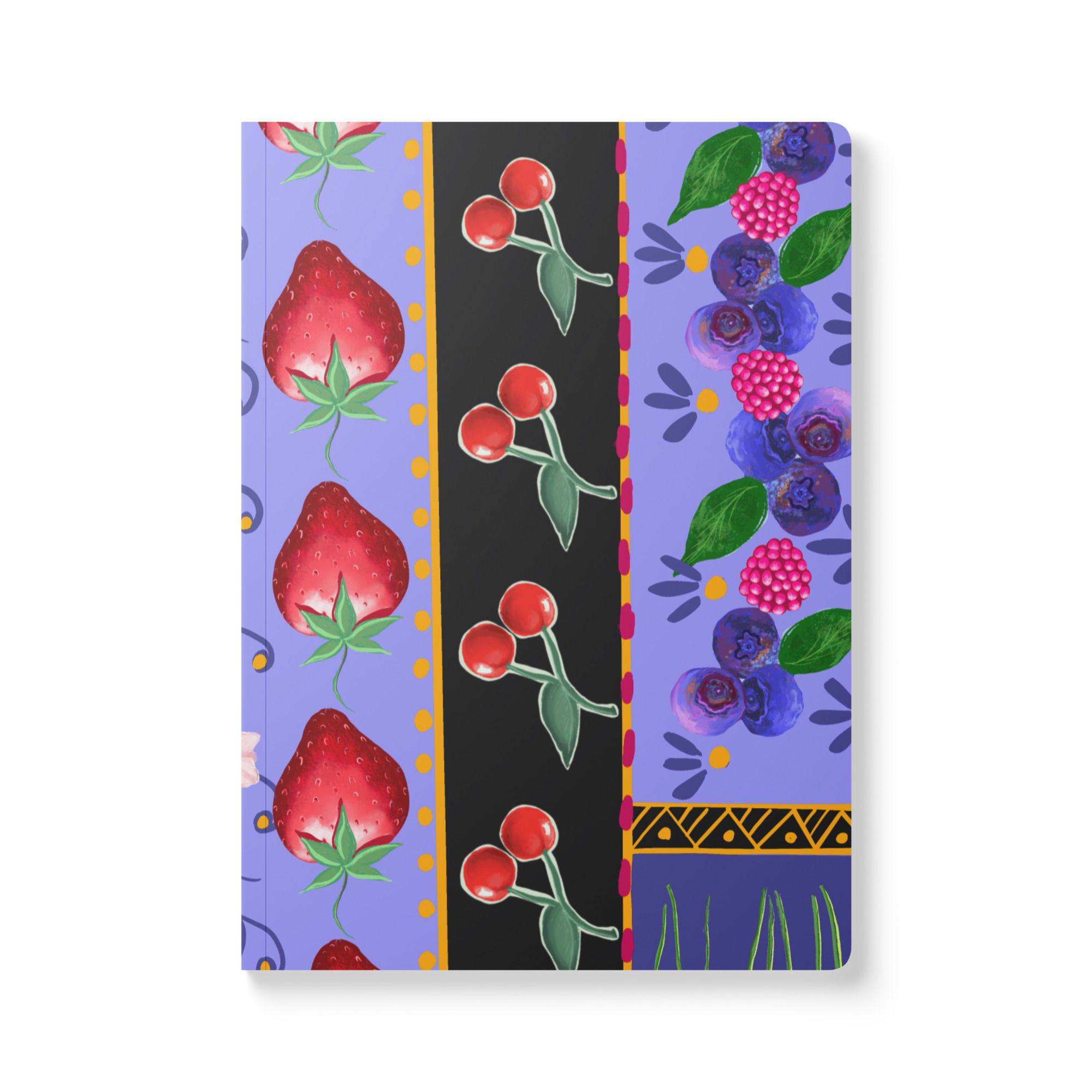 Softcover journal with inside prints