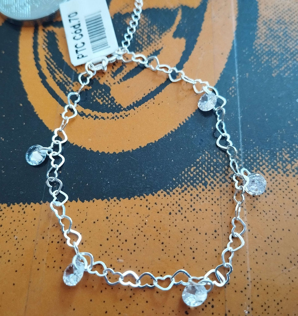 Miniatura: pulseira - prata de coração - casa de magia geração