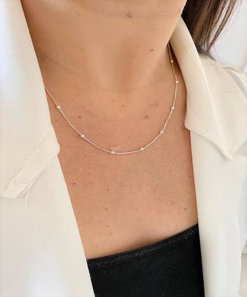 Miniatura: colar fino delicado prata - casa de magia geração