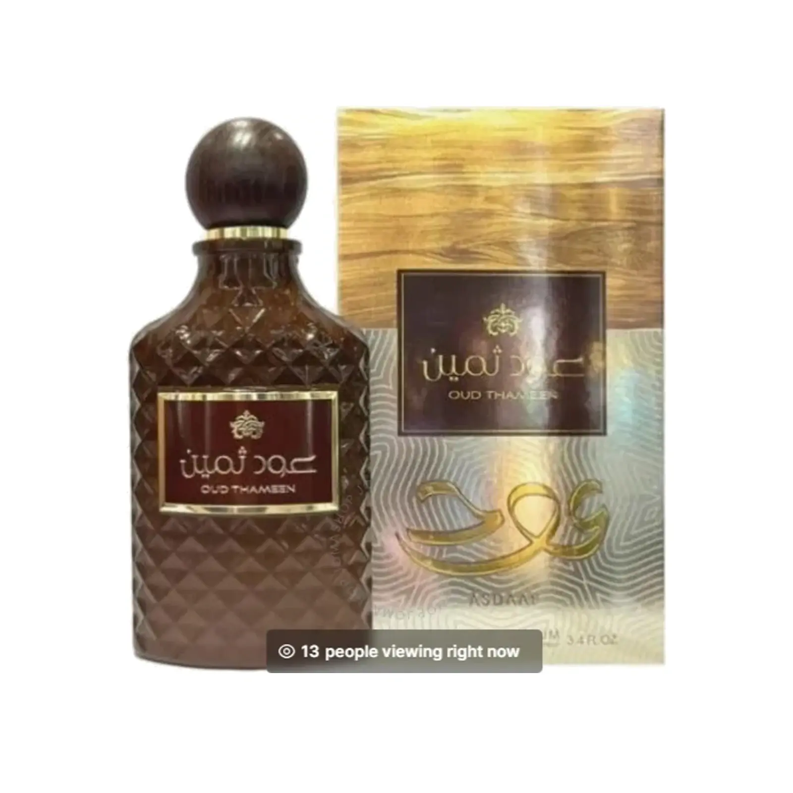 Lattafa Asdaaf Oud Thameen, Eau de Parfum, 3.4 oz