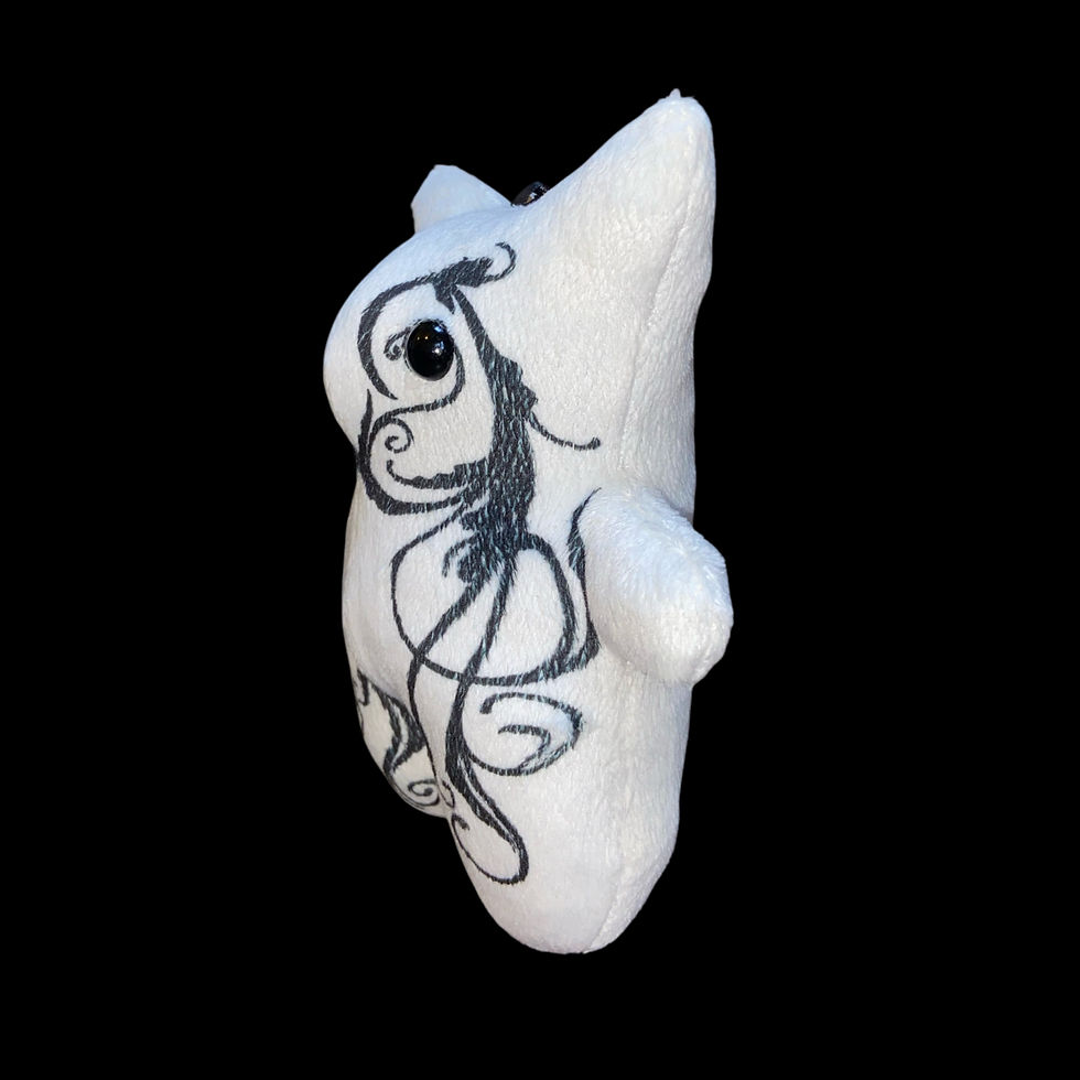Thumbnail: Tattooed Creature plushie bag charm