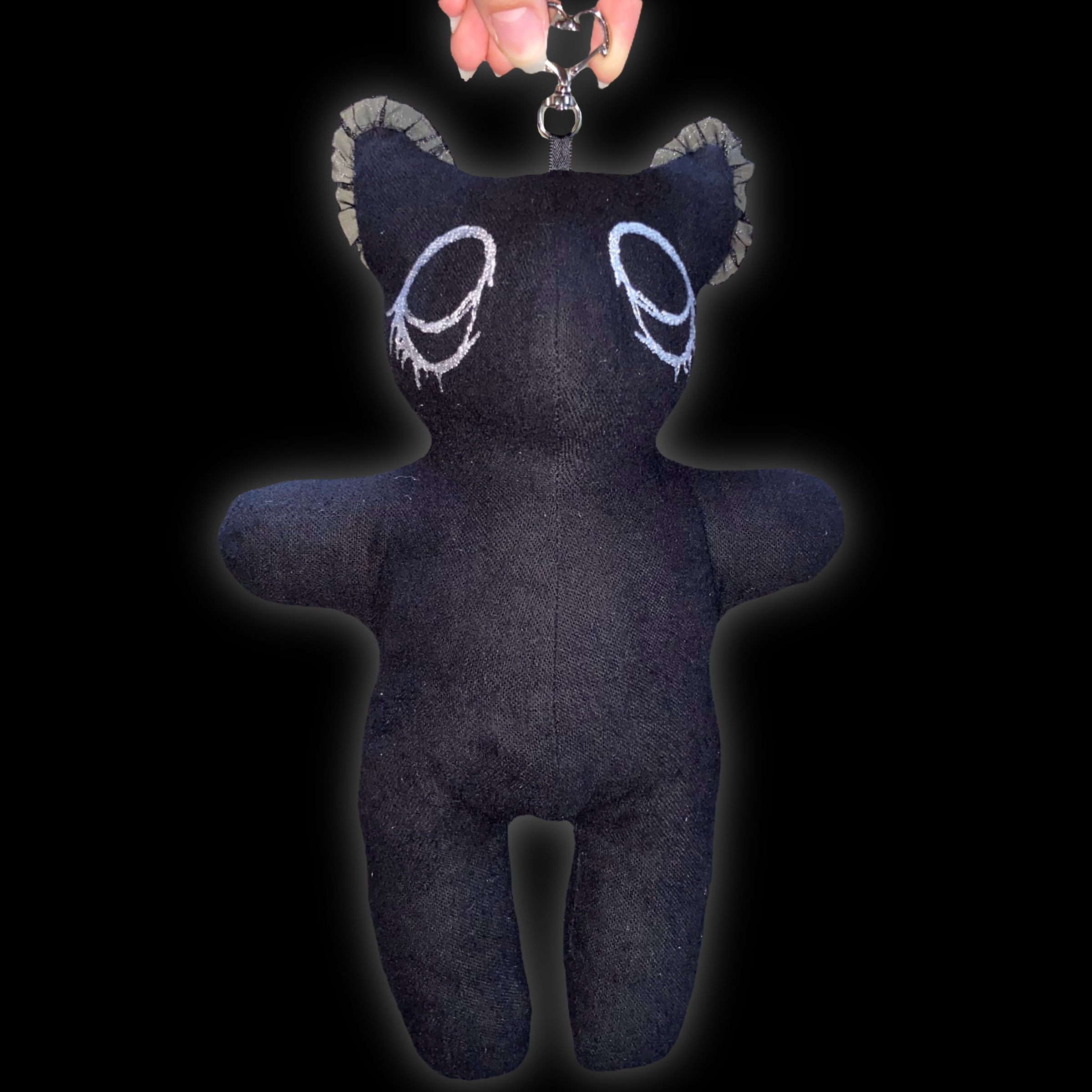 Manga eyes kitty bag charm (faulty)