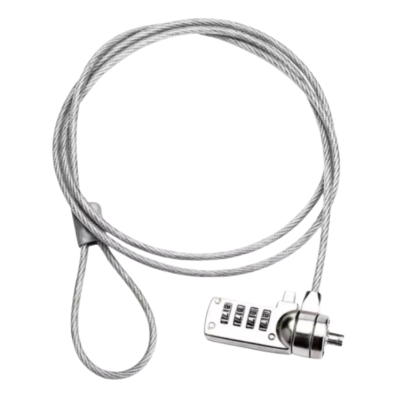 Miniatura: Cadeado Notebook Trava De Segurança C/segredo 1.10m Cabo Aço