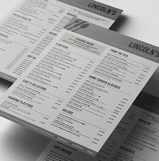 Ullesthorpe Court Hotel - Menu Design.jp