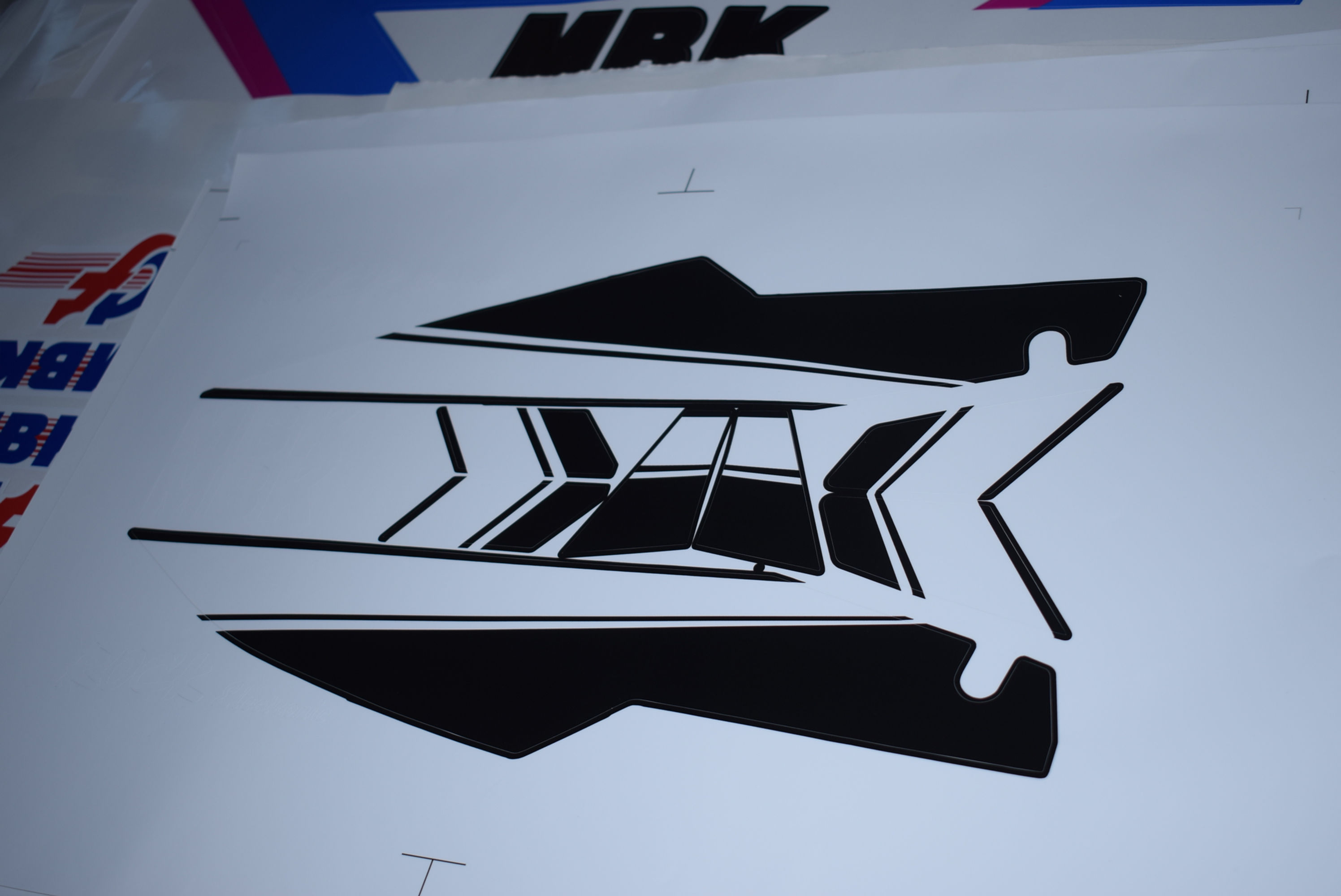 KIT MBK 51ROCK noir et blanc