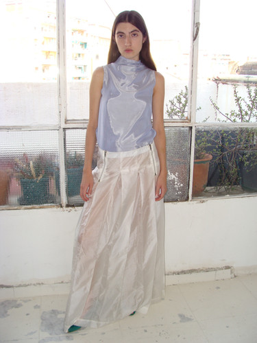 【新品未使用】L’aube Blanc Wide Pleats Skirt AMBIDEX Store △○OJO pleats Skirt(F クロ): l'atelier du savon