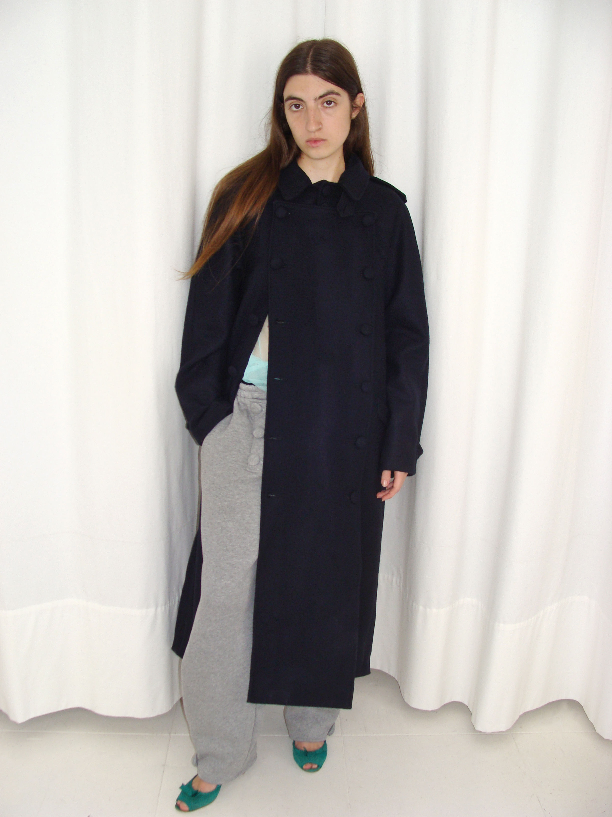 Navy Overcoat
