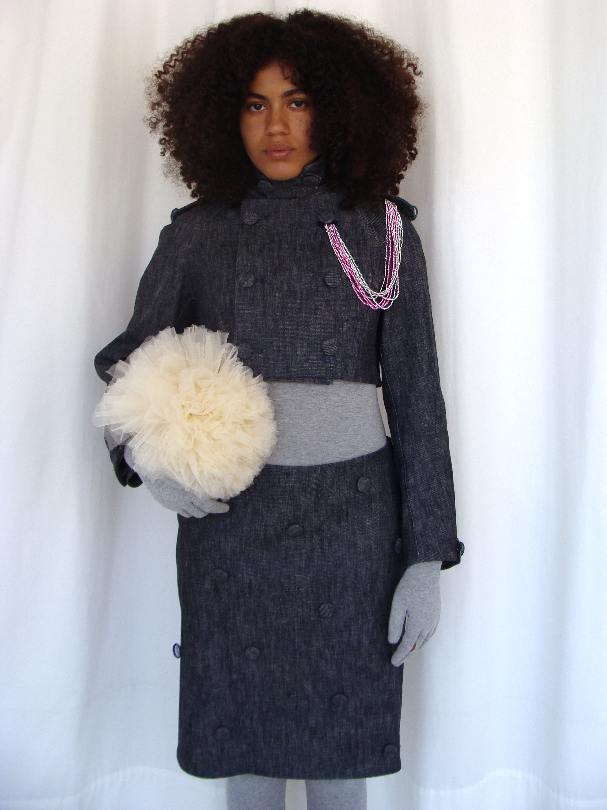 Cropped Denim Jacket