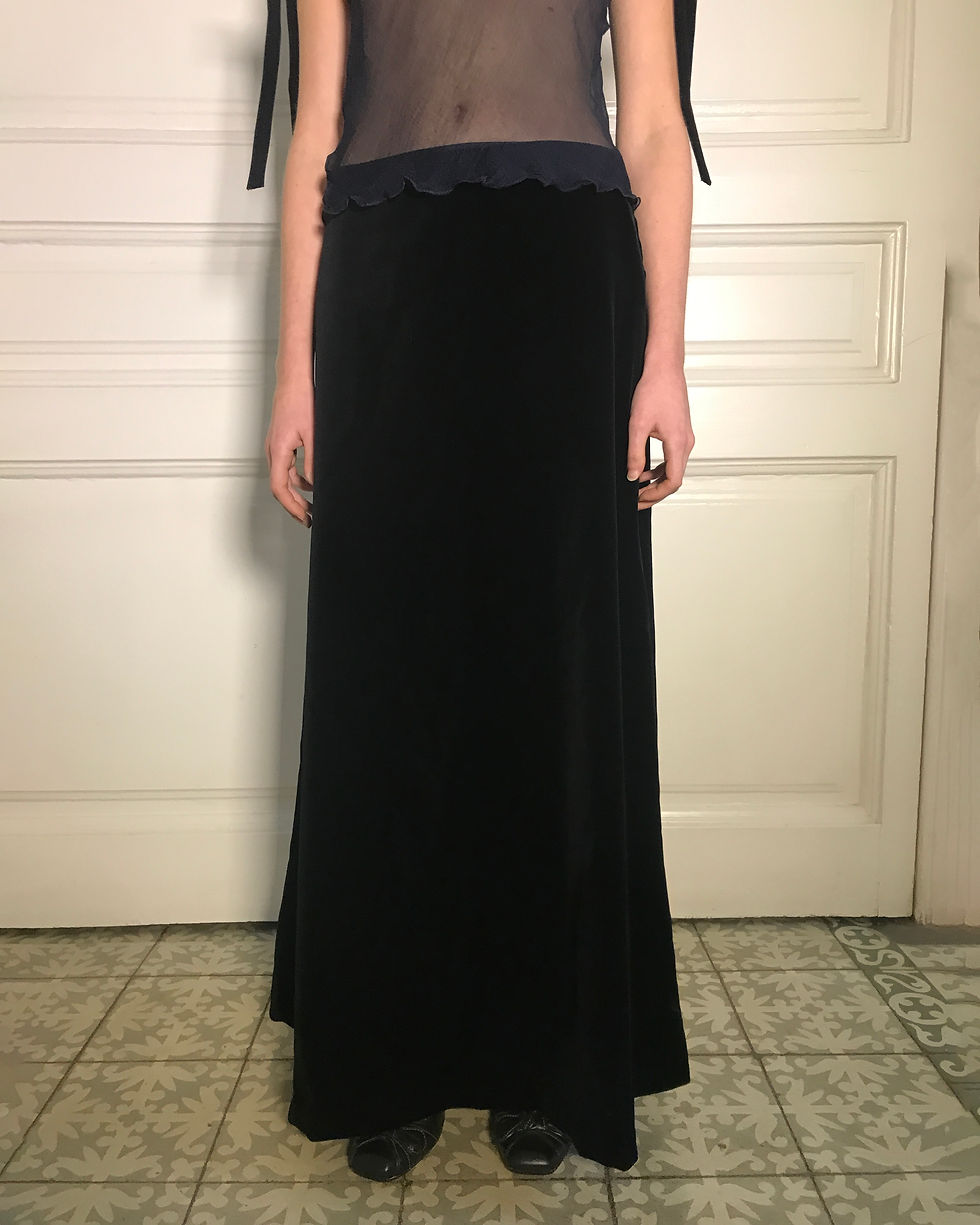 Thumbnail: Velvet Evening Skirt