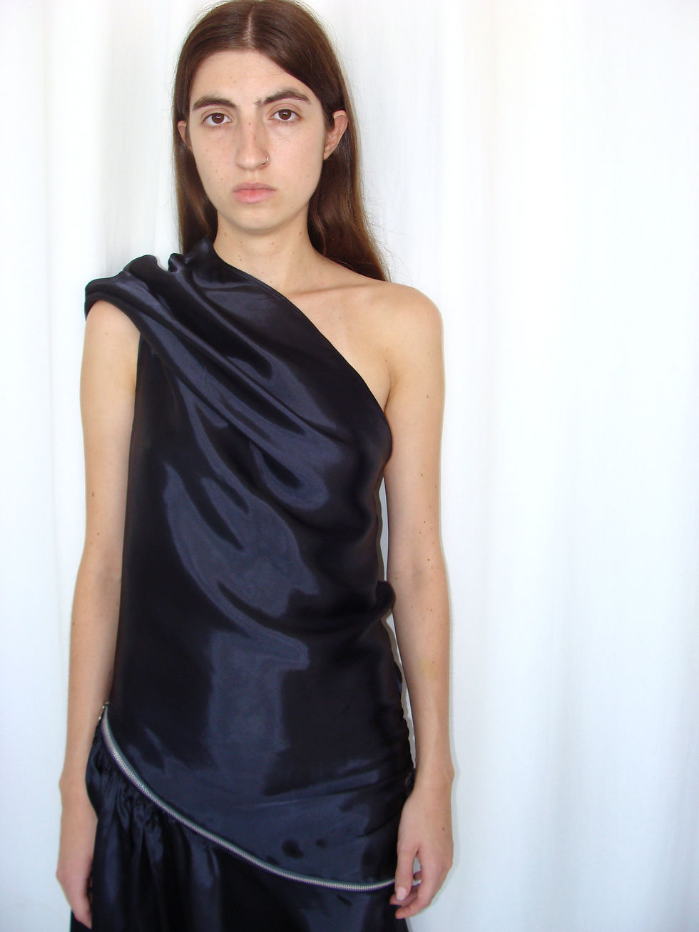 Thumbnail: Asymmetric Lining Dress