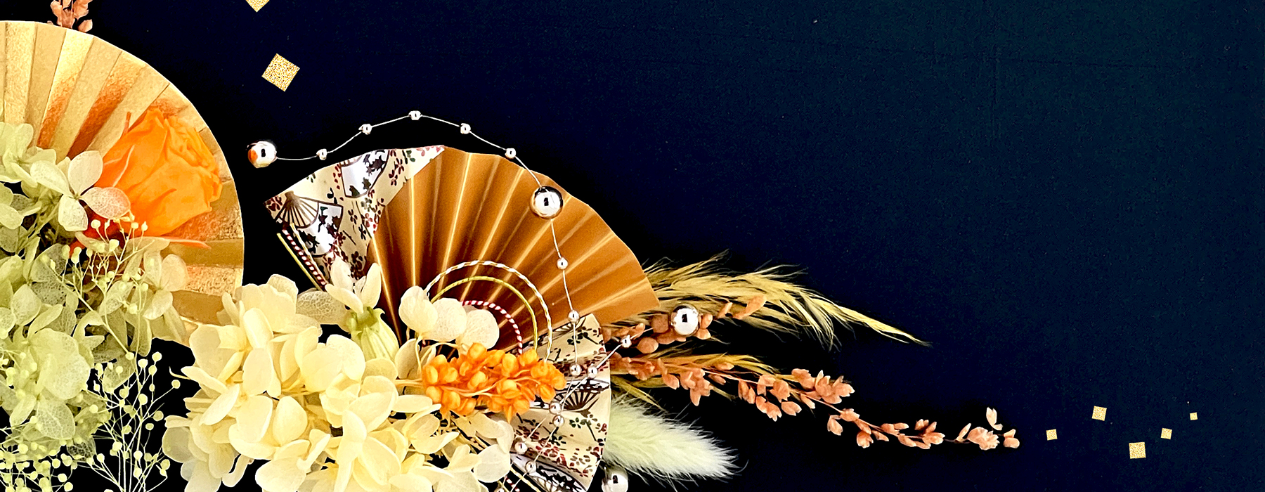 Arranged Food and Objects