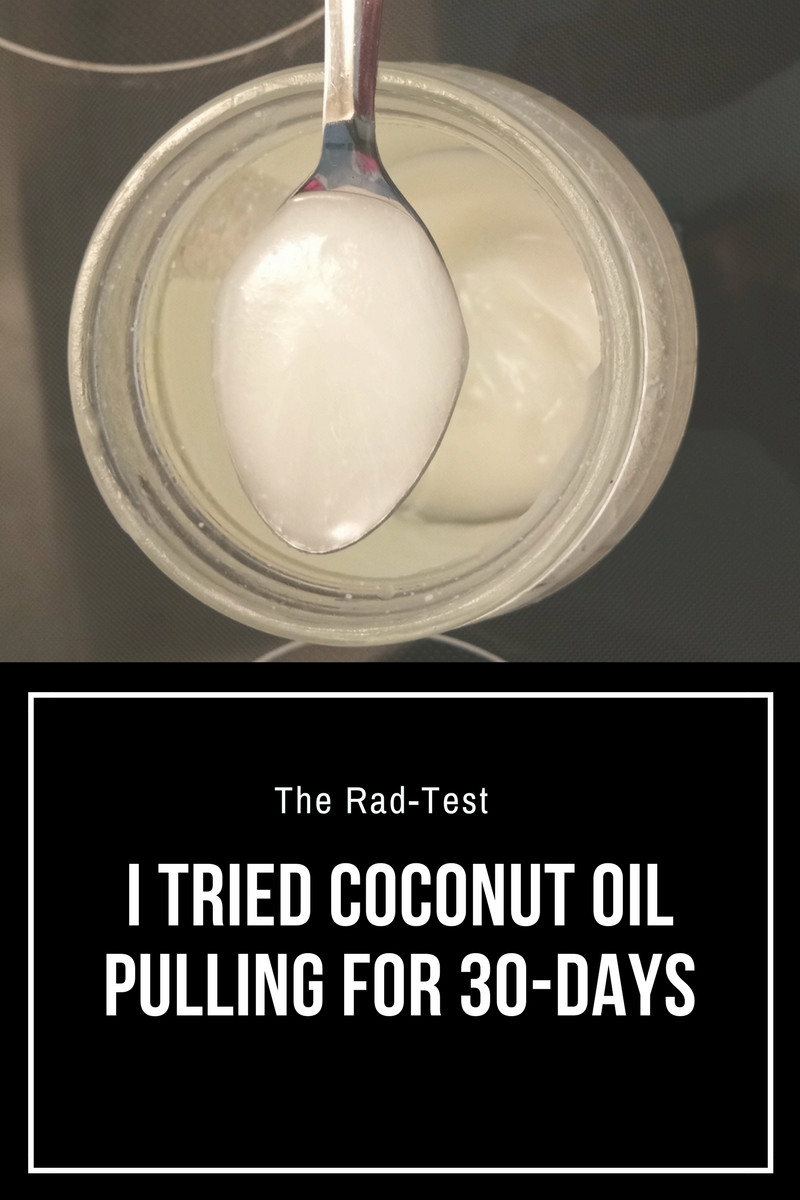 Coconut oil pulling experiment: finding out if it helps bad breath
