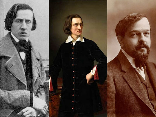 Portraits des grands pianistes : Chopin, Liszt, Debussy et leurs secrets