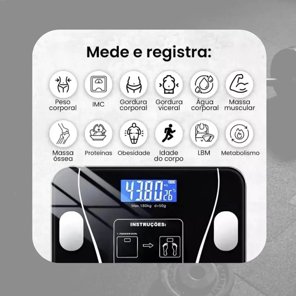 Miniatura: Balança Digital Inteligente - Dados via App