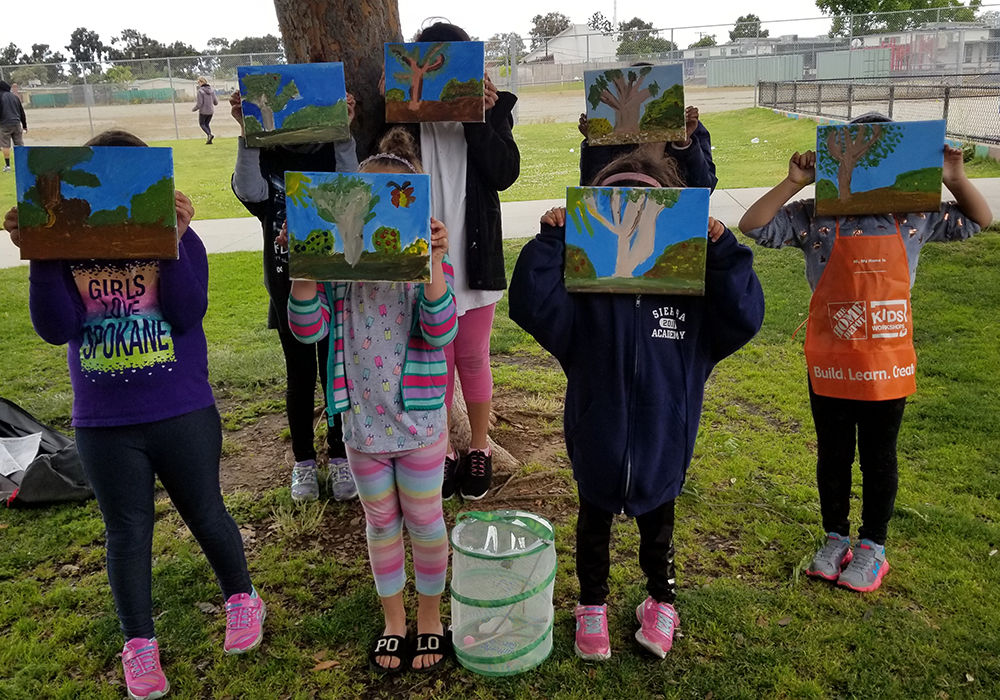 Fun in the Park Girl Scout Painting Badge