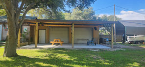 Custom covered porch in Clermont Florida designed for shade and outdoor living