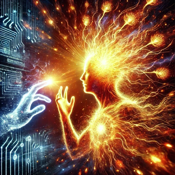 human and ai connecting