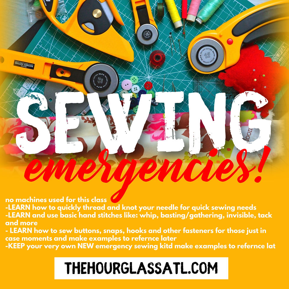 SEWING EMERGENCIES!!