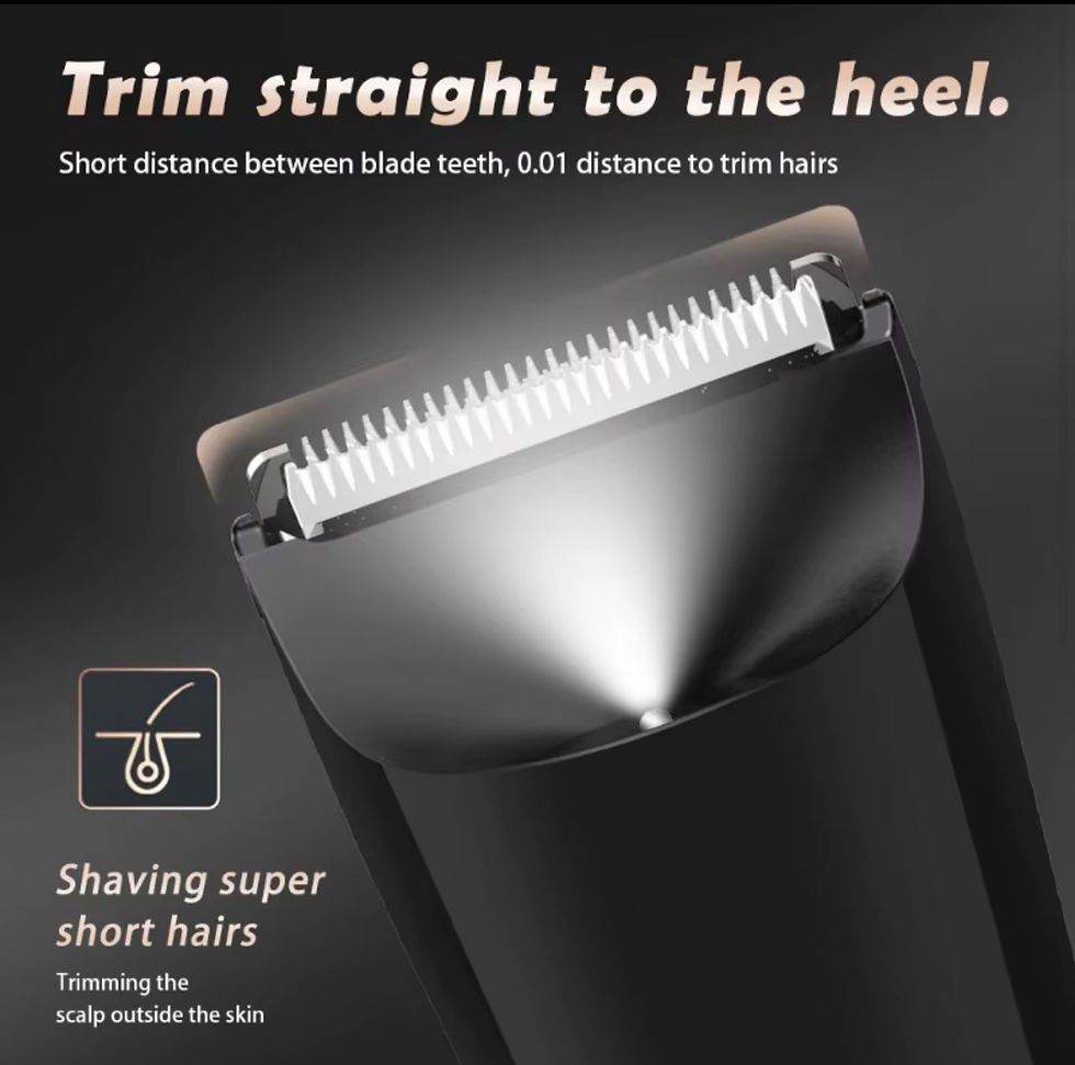 Thumbnail: Men'S Groin Body Hair Trimmer, Electric Ball Trimmer, Includes 2 Guard Attachmen