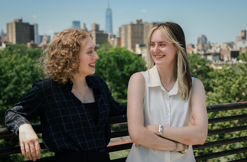 female sound designers re-recording mixers laugh headshots