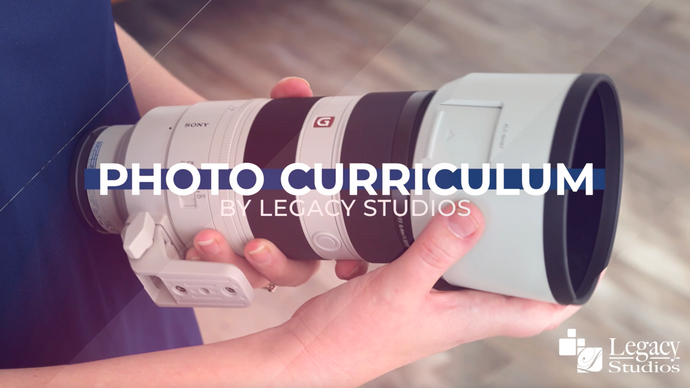 Photo of a camera lens used by yearbook staff to take photos.