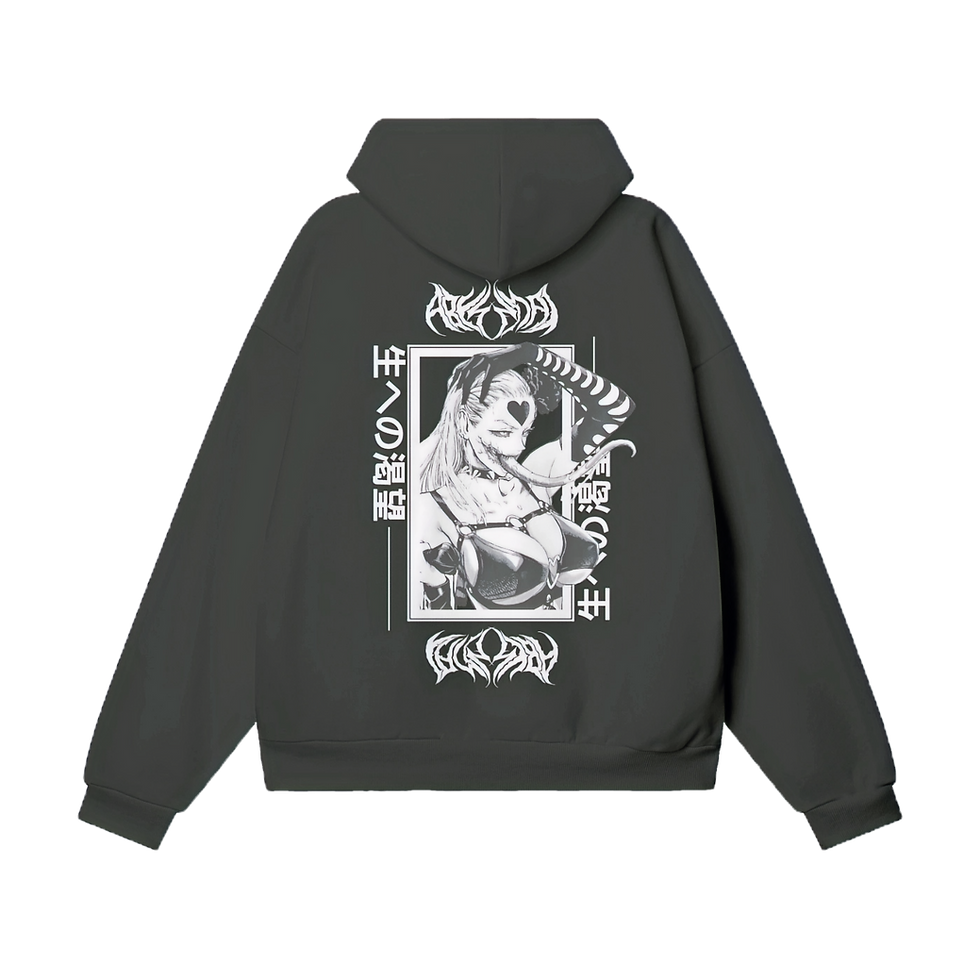 LUST FOR LIFE // OVERSIZED HIDDEN POCKET HOODIE
