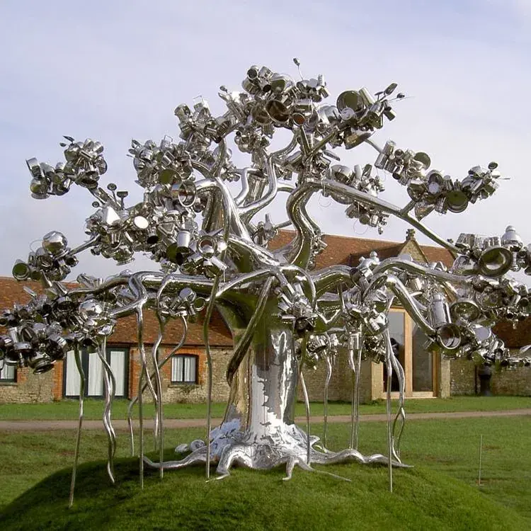 나무조형물-specimen no.108-Subodh Gupta-금속조형물제작