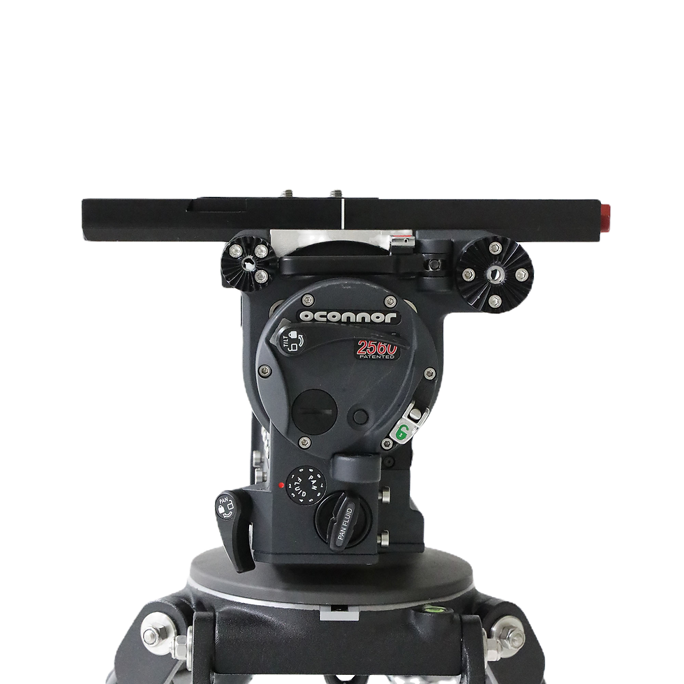 OConnor 2560 fluid head tripod system, known for its smooth operation and stability, ideal for professional film and television production.