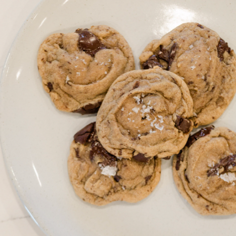 Salted Chocolate Chunk Cookies