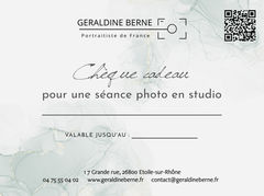 Bon cadeau séance famille ou photo d'iris