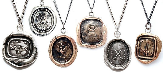 A collection of Pyrrha talismans.
